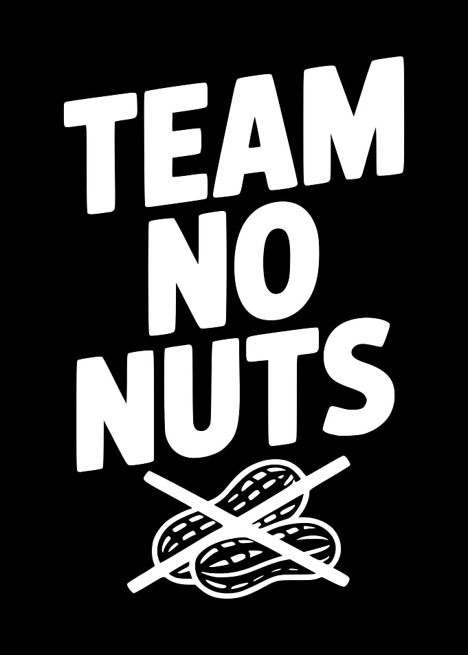 Team No Nuts Text Art