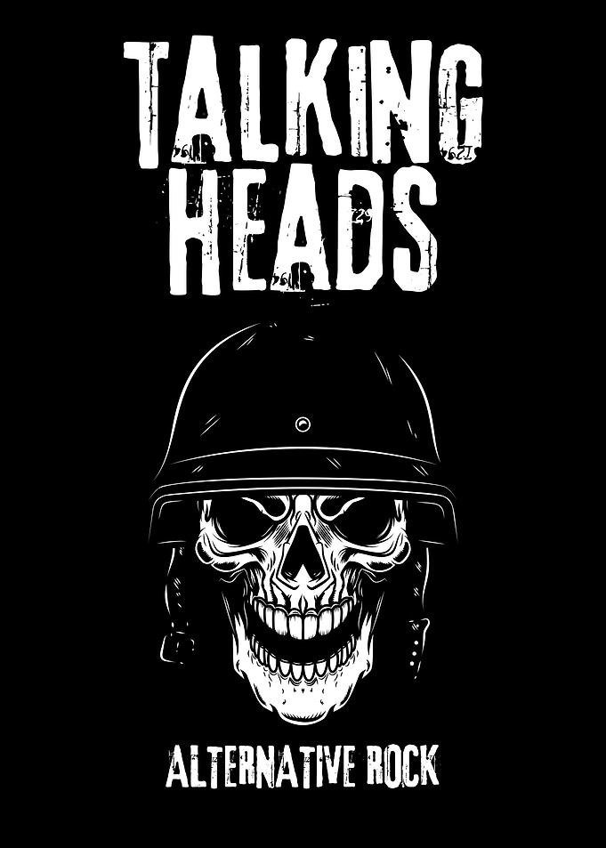 Talking Heads Skull Helmet