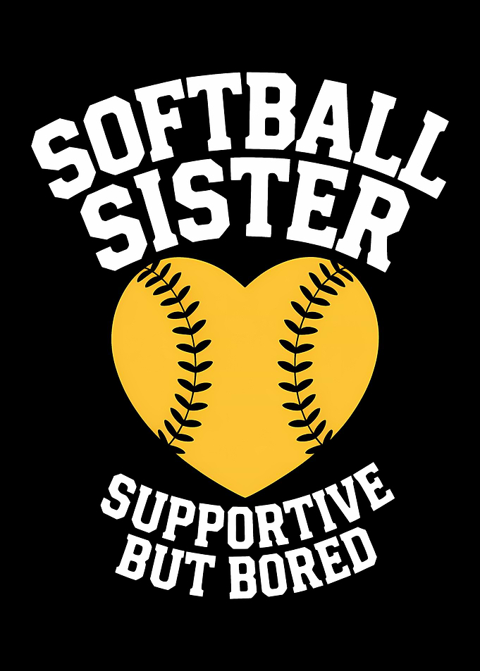 Softball Sister Supportive But Bored