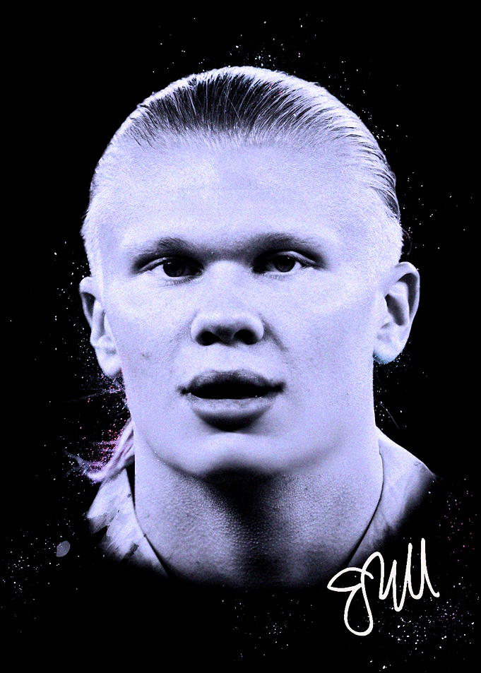 Erling Haaland Portrait