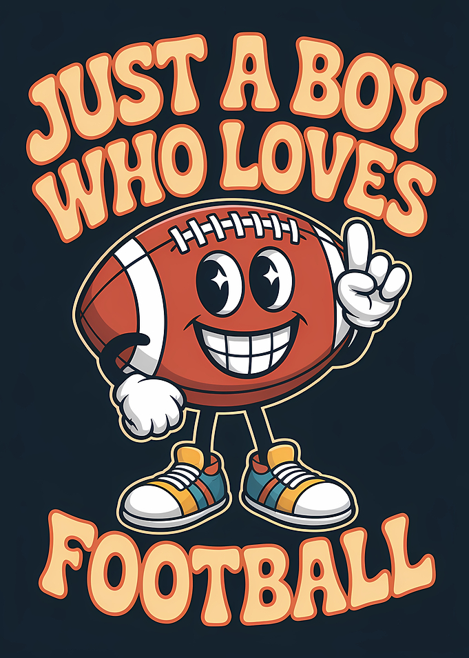Funny Football Character
