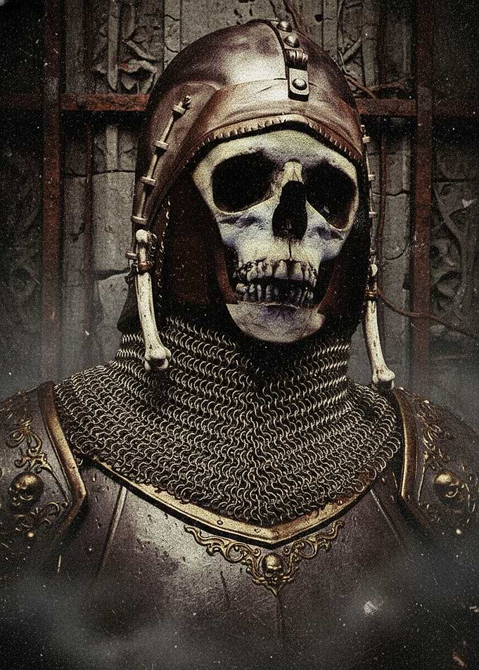 Skeleton Knight in Armor