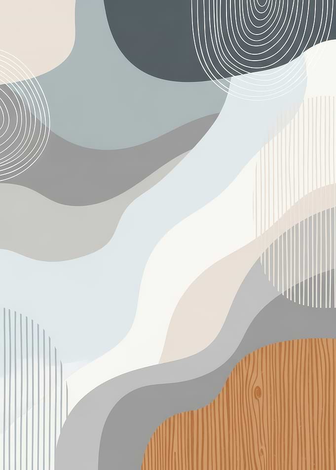 Abstract Organic Shapes and Textures