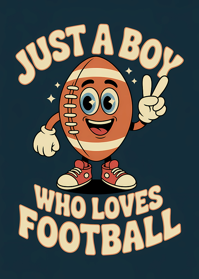 Retro Football Character