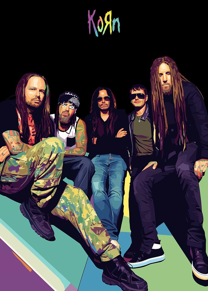 Korn Band Members Pop Art