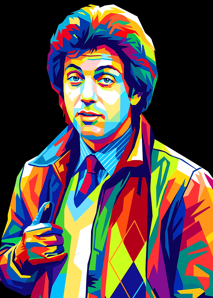 Pop Art Portrait of Billy Joel