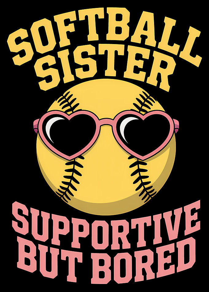 Softball Sister Supportive But Bored