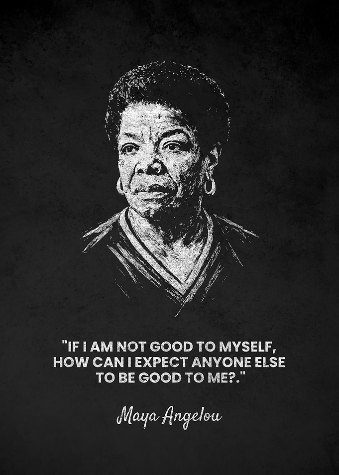 Maya Angelou Be Good Quote Art