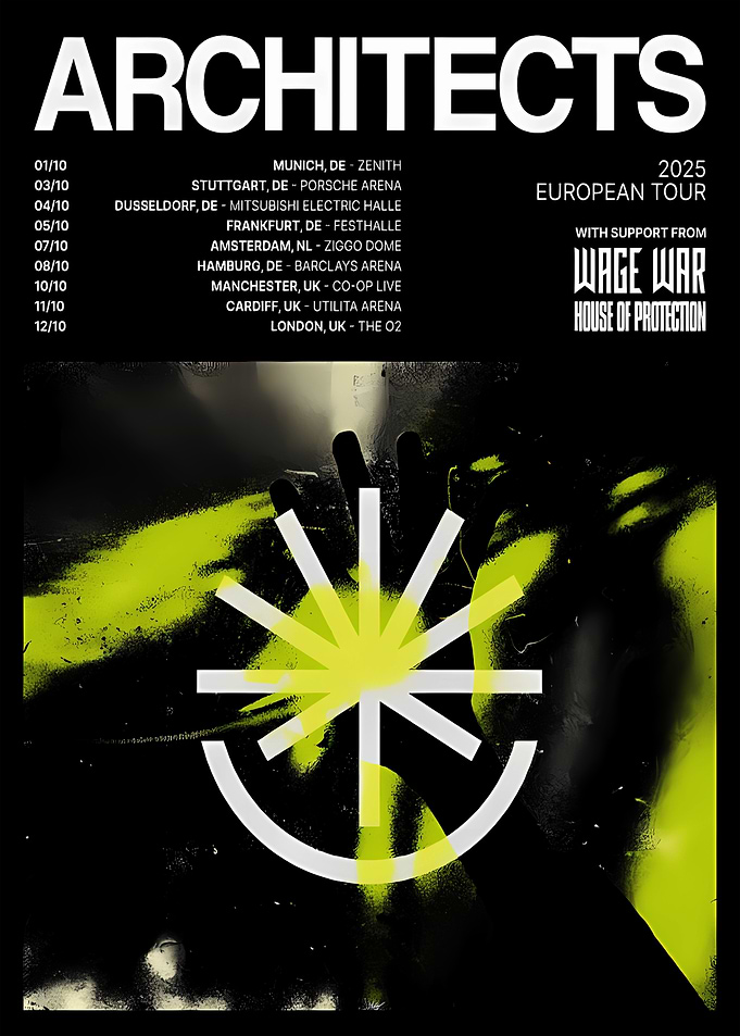 Architects European Tour 2025 Poster