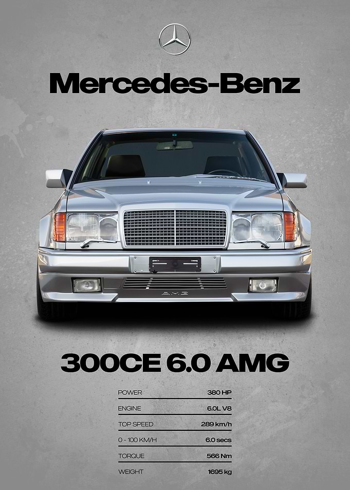 Mercedes-Benz 300CE 6.0 AMG Poster