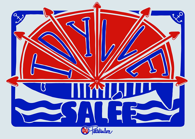 Nautical Style Love Text Art
