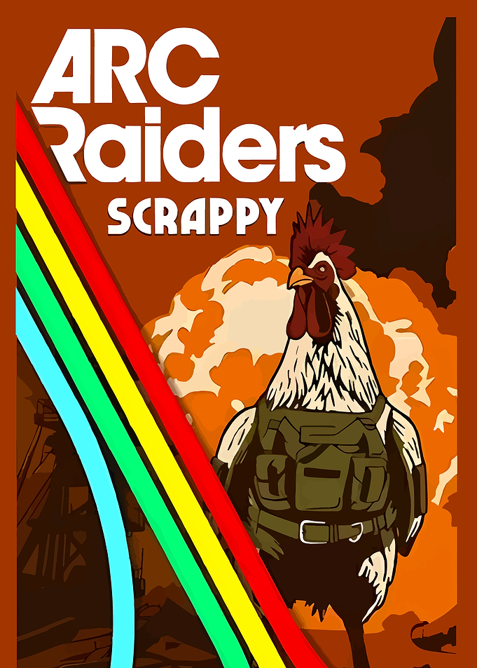 ARC Raiders Scrappy Rooster Poster