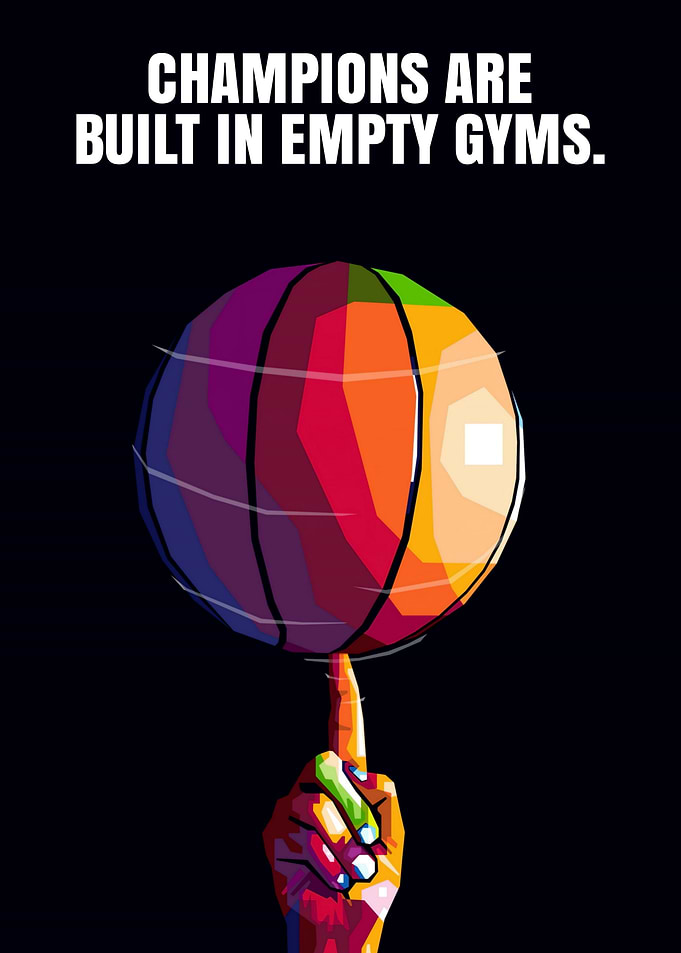 Basketball Champion Built in Empty Gyms