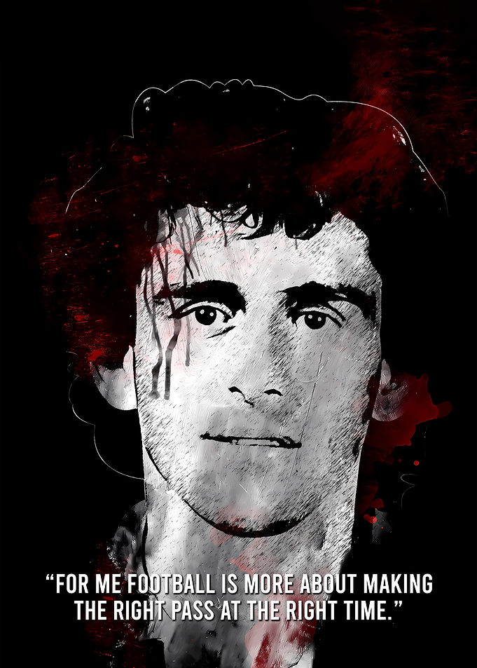 Football Quote Michel Platini Portrait
