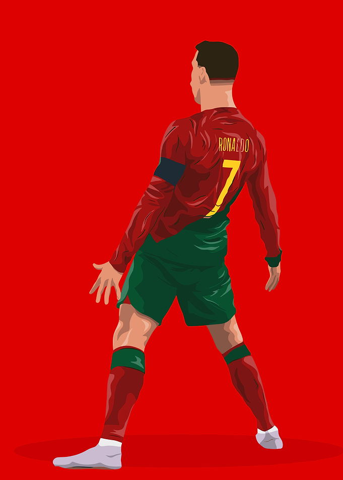 Cristiano Ronaldo in Portugal Jersey