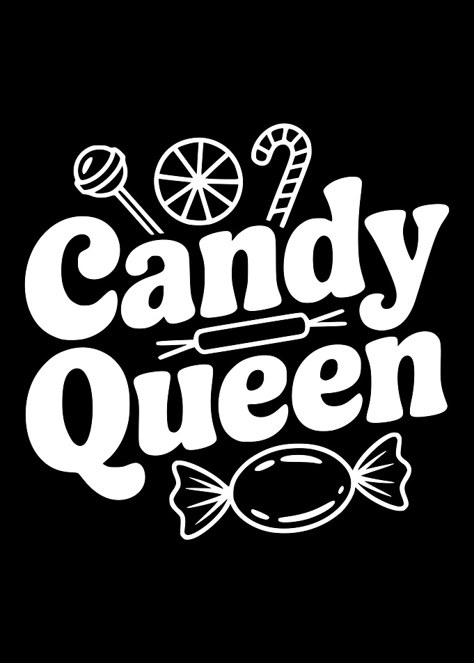 Candy Queen Text Art
