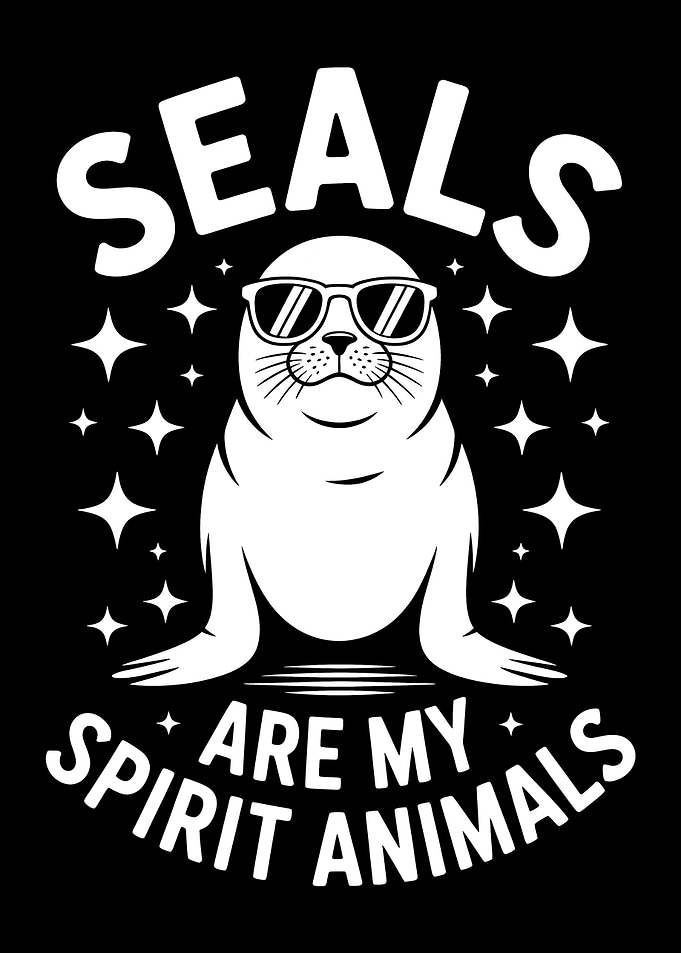 Funny Seal with Sunglasses
