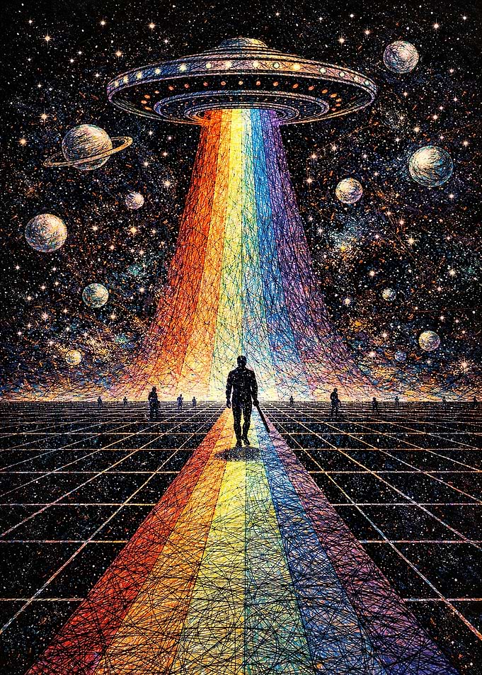 UFO Abduction Rainbow Path