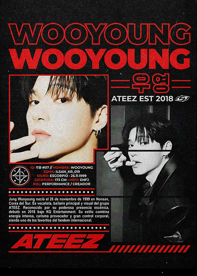 ATEEZ Wooyoung Poster