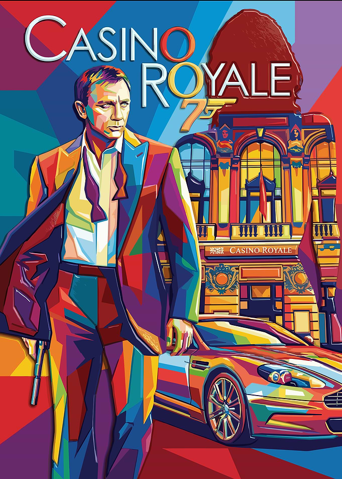 Casino Royale Pop Art Poster
