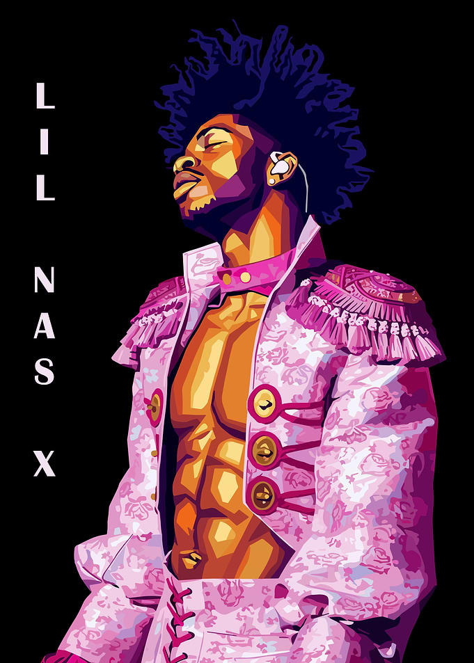 Lil Nas X Pop Art Portrait