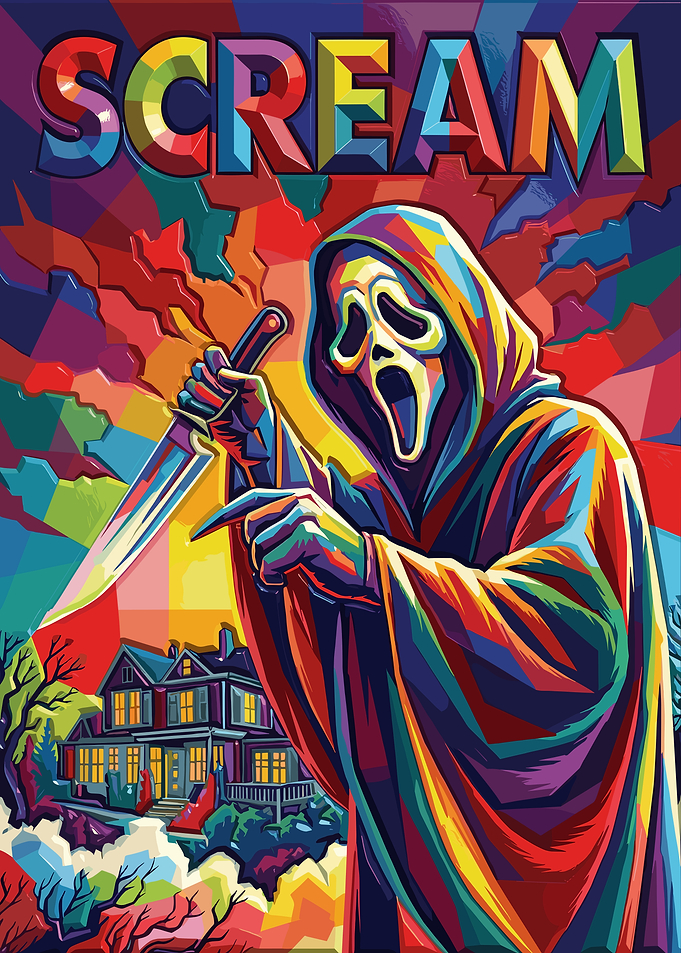 Scream Ghostface Pop Art