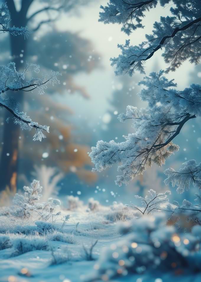 Winter Forest Snowfall