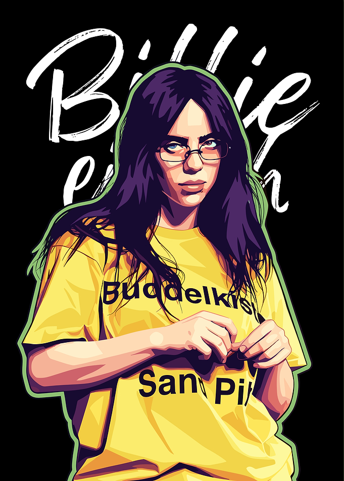 Billie Eilish Pop Art