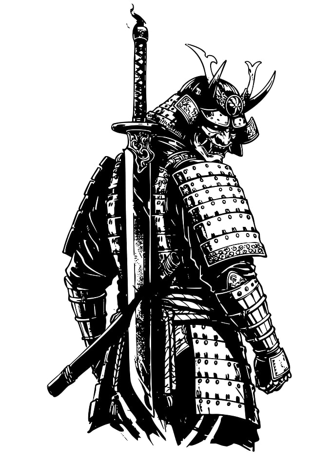 Samurai Warrior with Katana