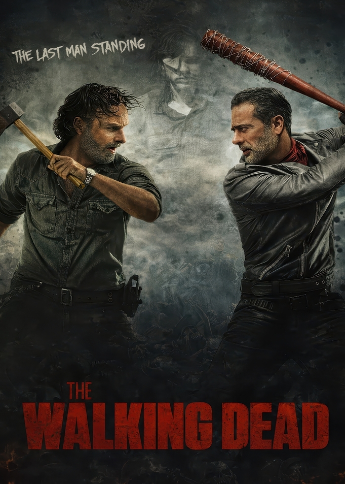 The Walking Dead Rick vs Negan