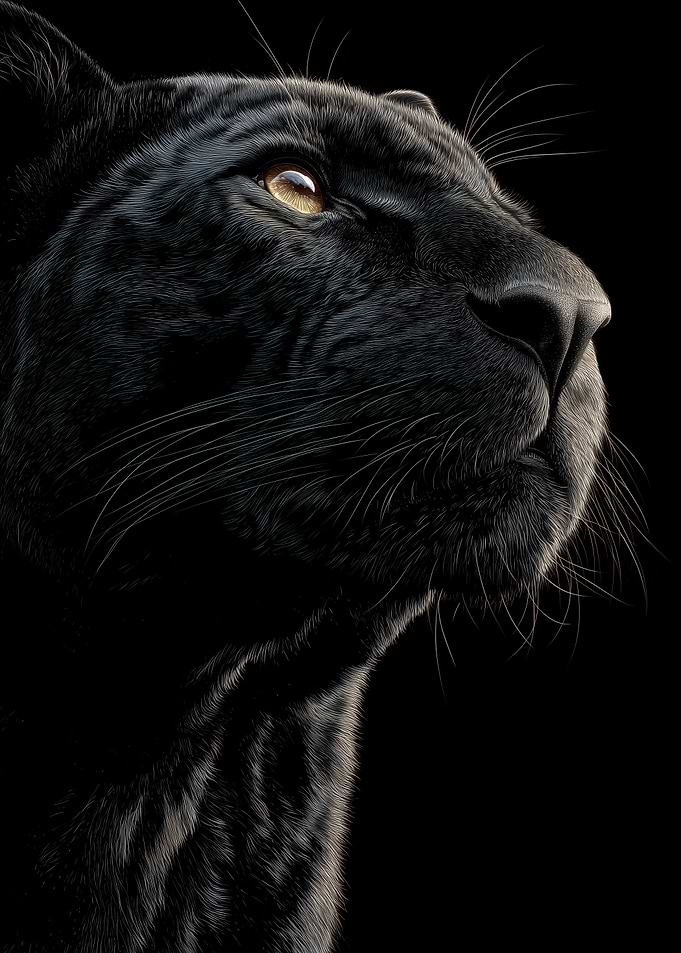Black Panther Close-up