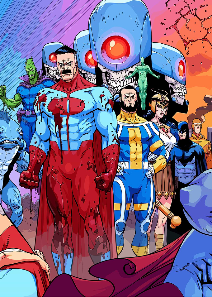 Invincible and Viltrumite Heroes