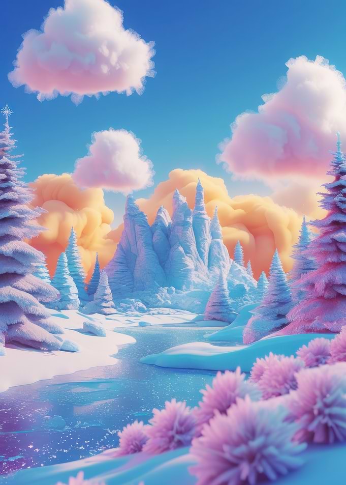 Enchanting Winter Wonderland Landscape