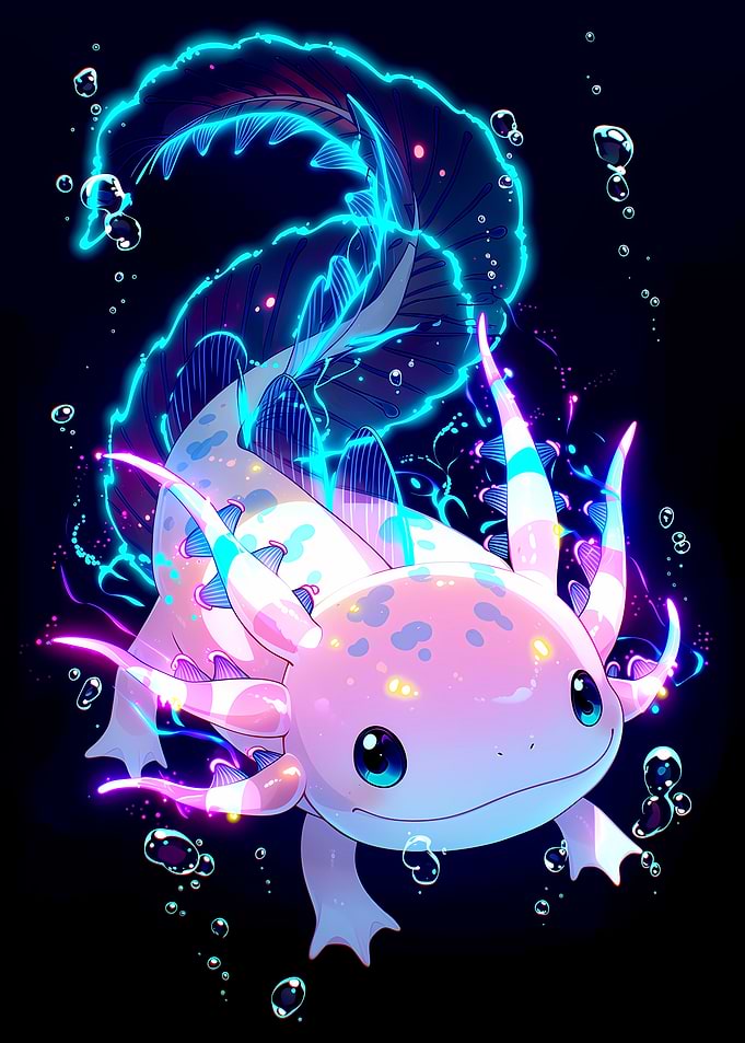 Neon Axolotl