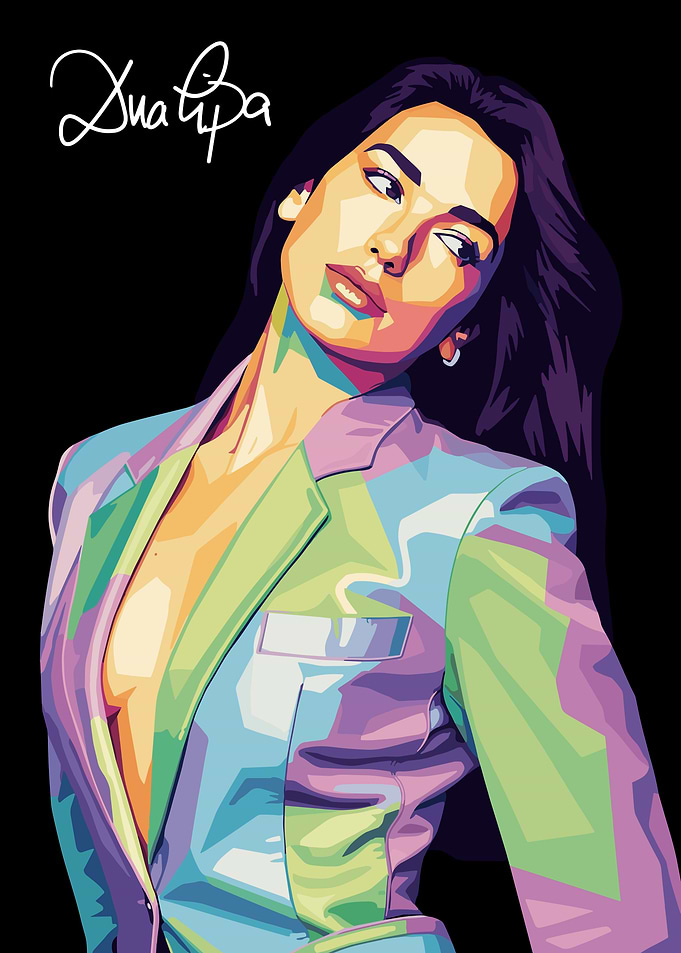 Dua Lipa Portrait