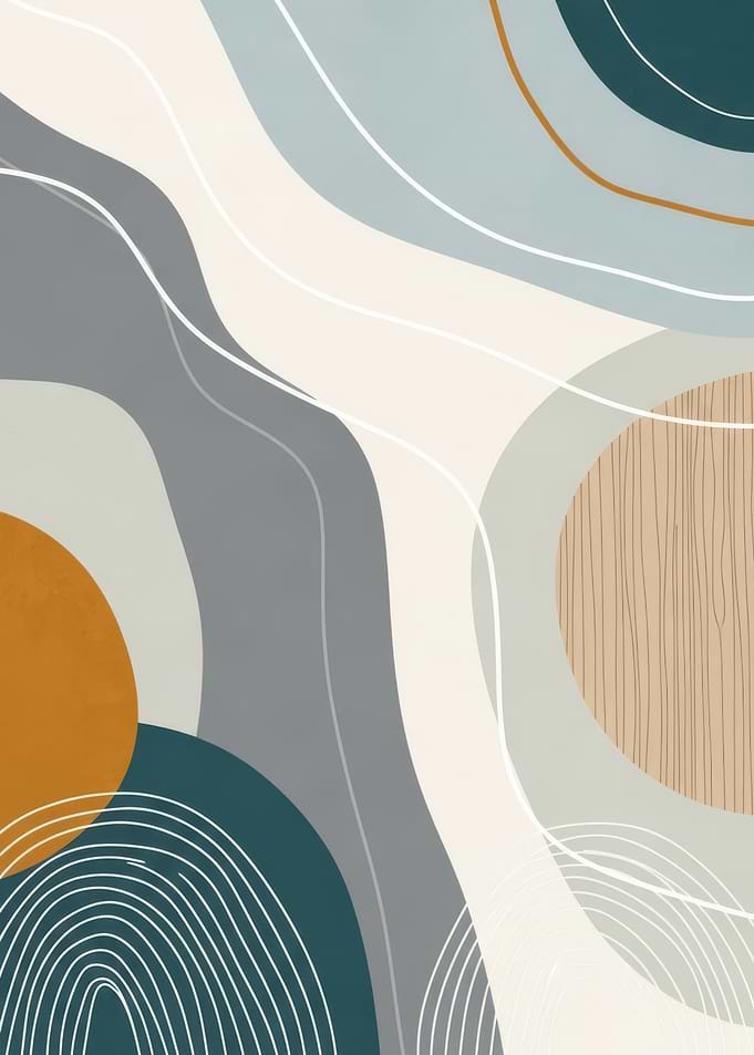 Abstract Organic Shapes and Lines