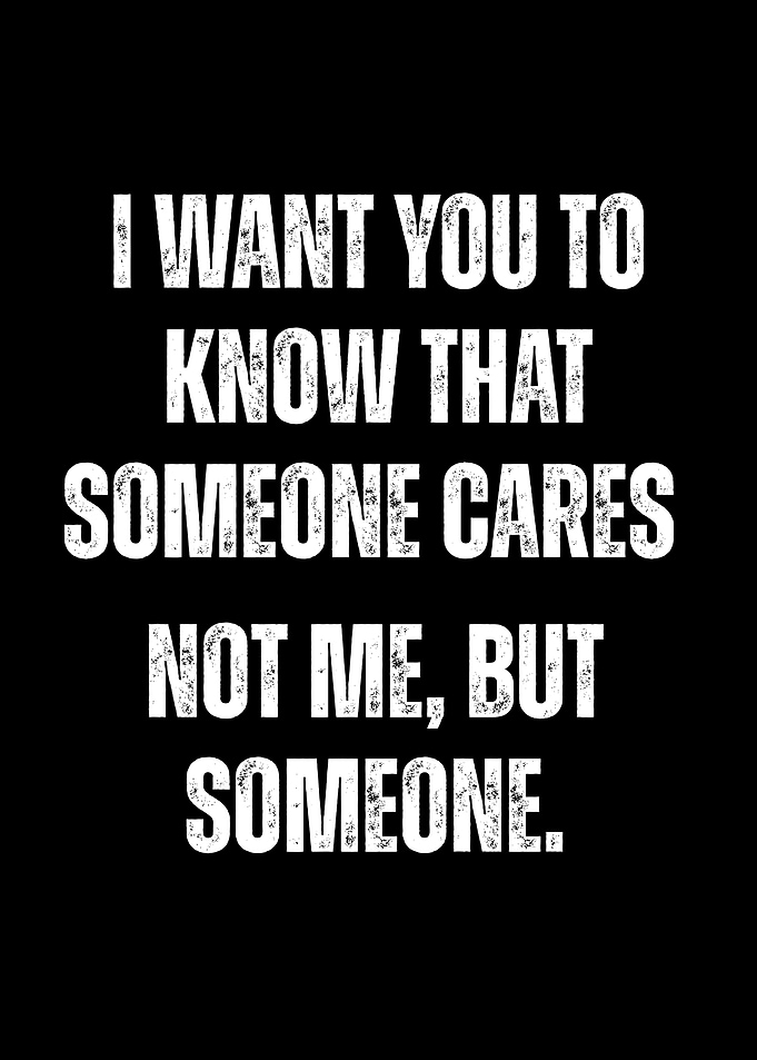 Someone Cares Text Art