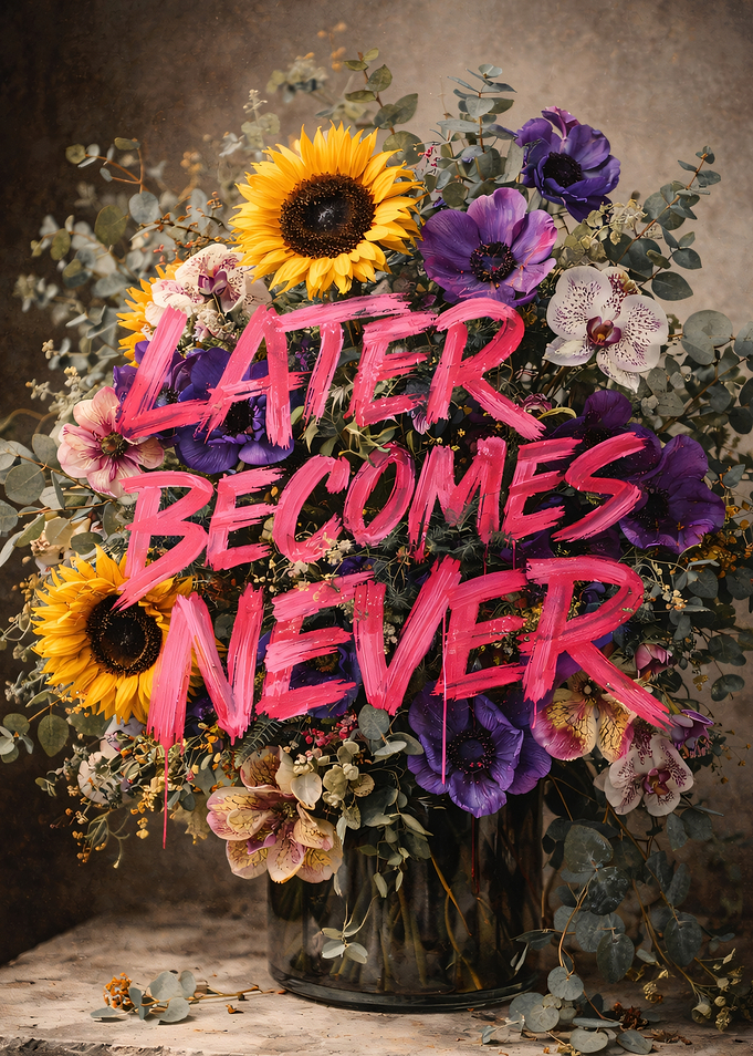 Later Becomes Never