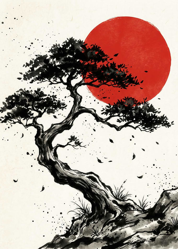 Zen Bonsai Breeze on the Ridge