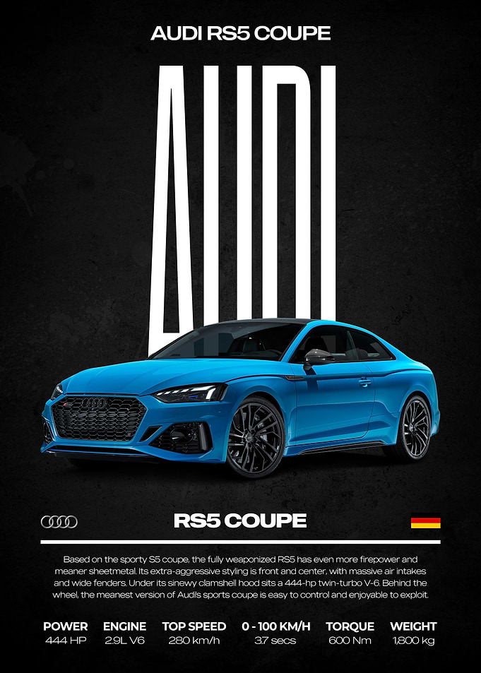 Audi RS5 Coupe Poster