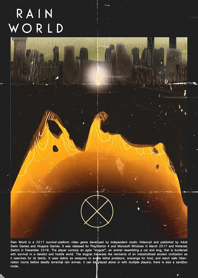 Rain World Game Poster