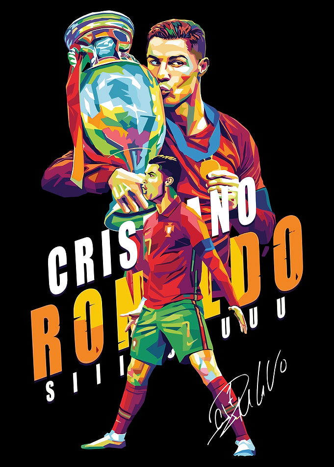 Cristiano Ronaldo Siu Pop Art