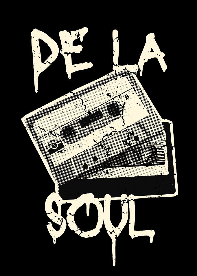 De La Soul Cassette Tape Art