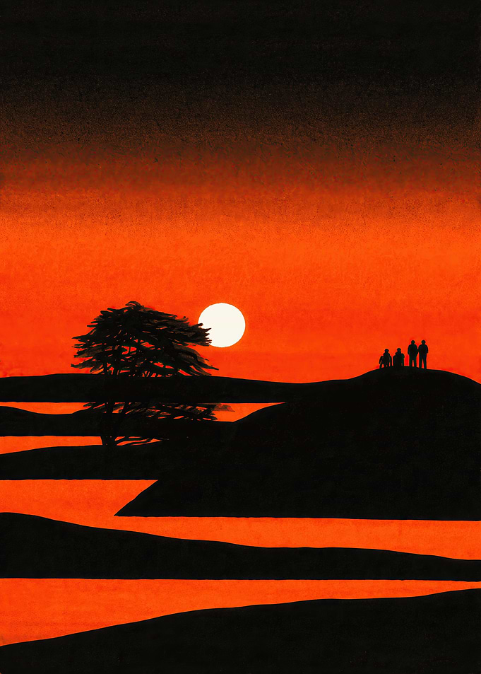 Silhouettes at Sunset