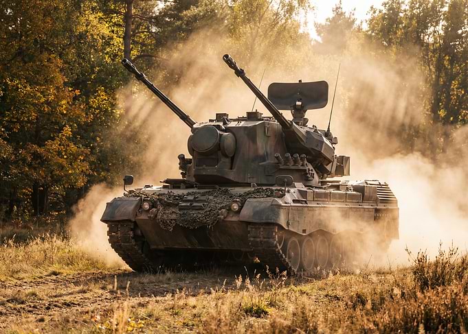 German Gepard Anti-Aircraft Tank