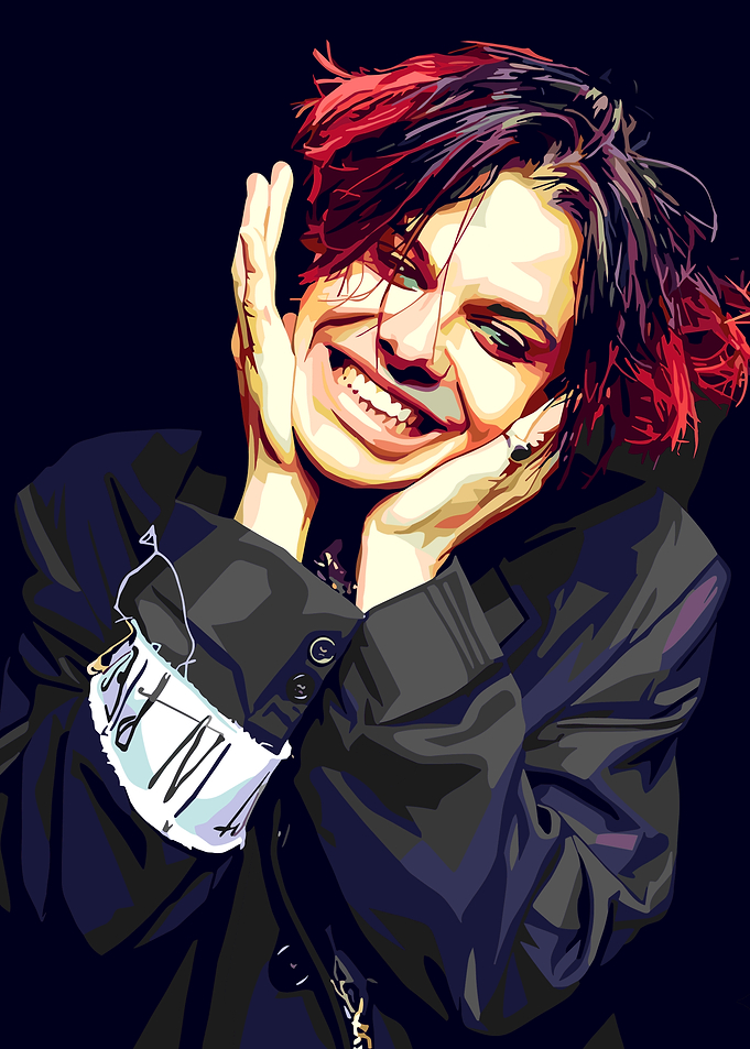 Yungblud Pop Art Portrait