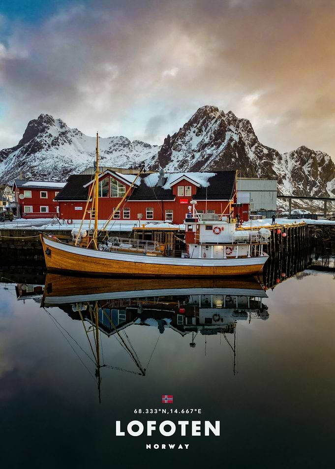 Lofoten Norway Fishing Village
