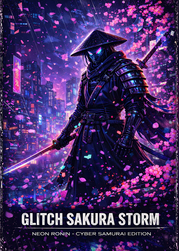 osteGlitch Sakura Storm – Neon Ronin Pr (Cyber Samurai Edition)