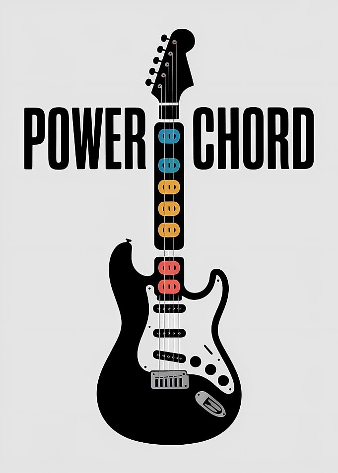 Power Chord Guitar Art