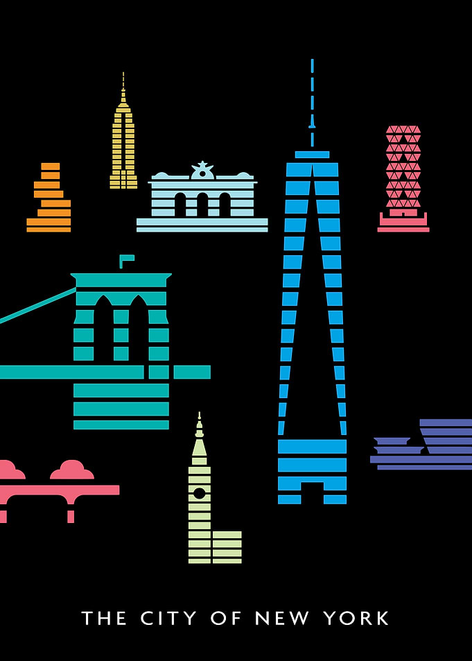 New York City Skyline Art
